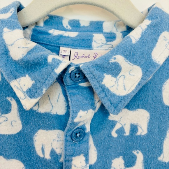 Rachel Riley Flannel Button Down - Picture 3 of 4